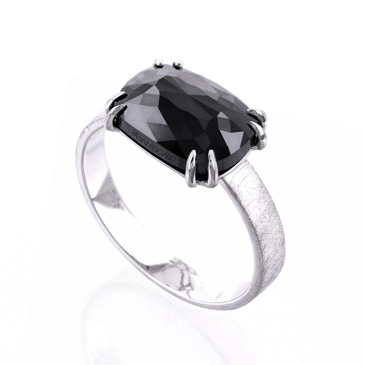 Anello Uomo Gotico Con Artiglio E Occhio Di Drago – Pietra Viola E Acciaio Inox, Gioiello Punk Stile Motociclista