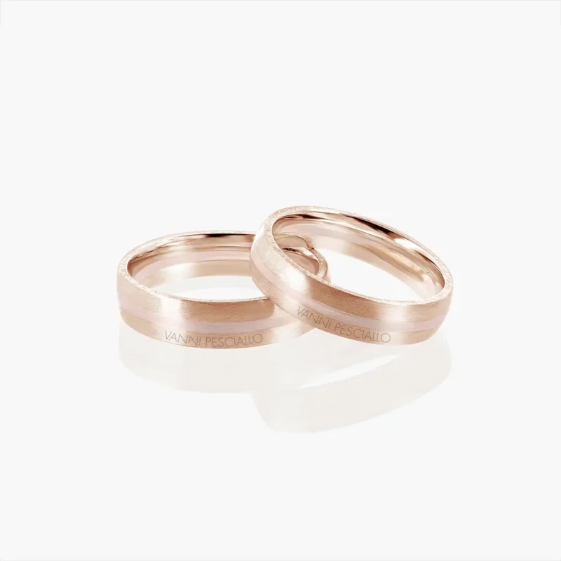 Fedi Linea Retta in oro rosa 18kt