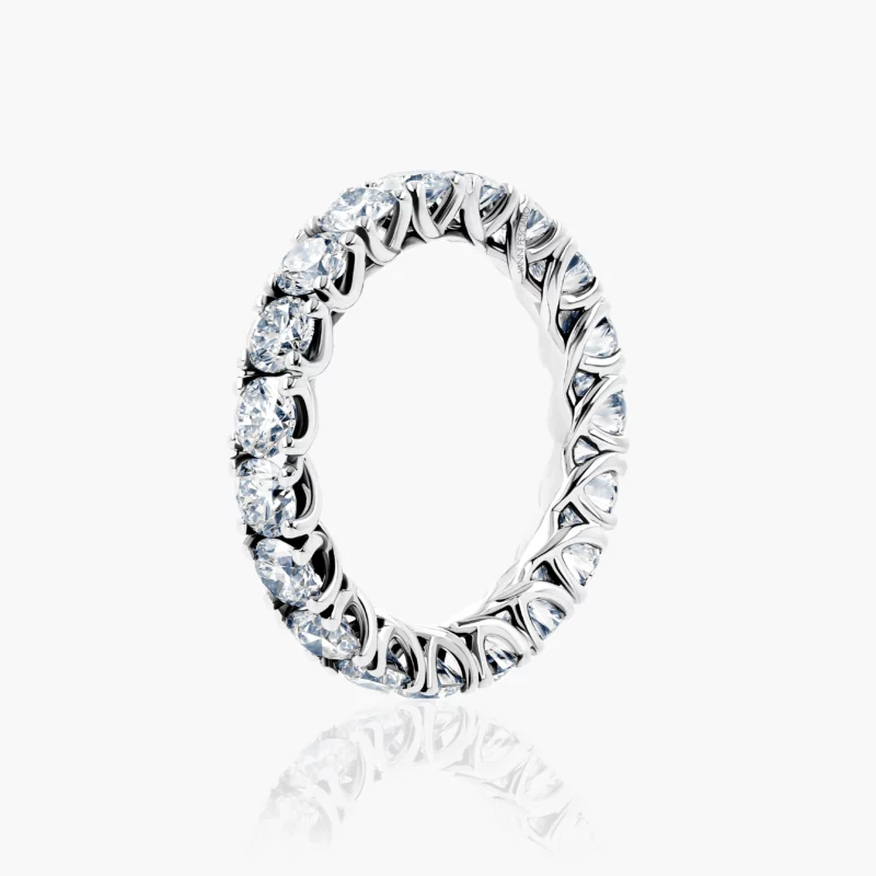 Anello Intreccio in oro bianco 18kt