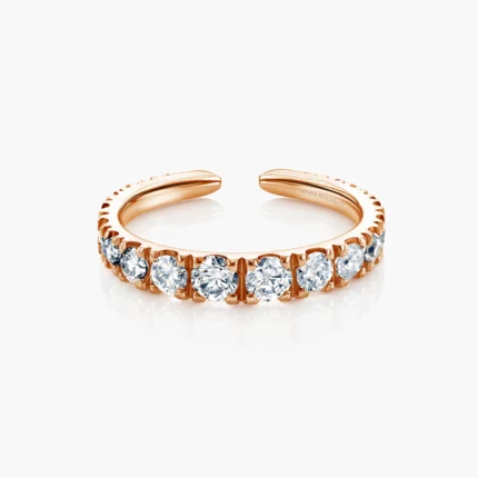 Anello Moon in oro rosa 18kt