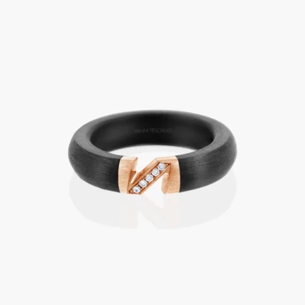 Fedi Éclair in oro rosa 18kt