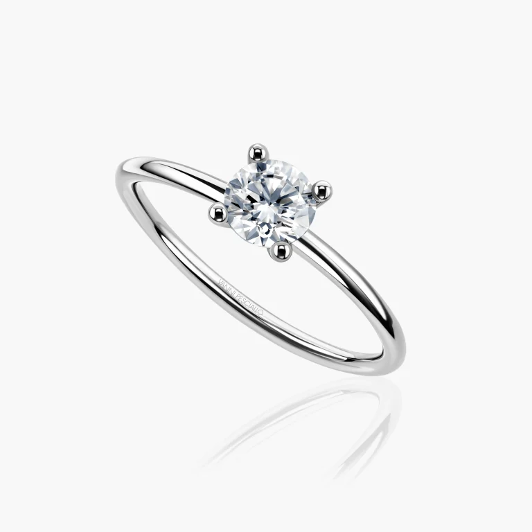 Voltige Solo, anello di fidanzamento con diamante taglio brillante
