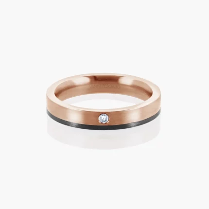 Fedi Carbon Line in oro rosa 18kt
