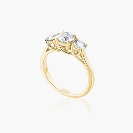 Anello Enlace Trio in oro giallo 18kt
